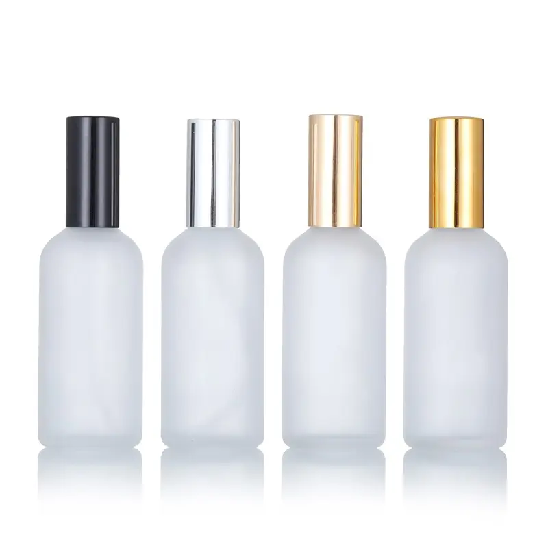 5ml 10ml 15ml 20ml 30ml 50ml 100ml Matte Frosted Clear Fragrância Container Fine Mist Spray Pump Garrafas Garrafa De Perfume De Vidro