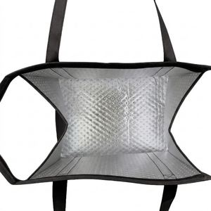Grand sac isotherme et fourre-tout non tissé avec panneau solaire, imperméable, pour le stockage des aliments - Product Image 2