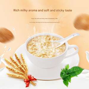 Hericium susu jamur Oatmeal sarapan instan sereal halus kering pengganti makanan bubuk tas besar kotak cangkir untuk dewasa - Product Image 3
