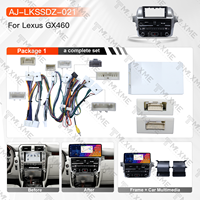 Kit de navigation automobile OLED 12,3 pouces avec écran tactile Android OS, support stable gris fer, compatible LHD/RHD pour Lexus GX460