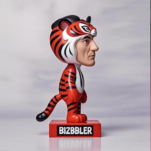 מותאם אישית נמר ראש bobble ראש בובה ריאליסטי שרף מלאכה גוף אדם עובש מושלם אוסף מזכרות