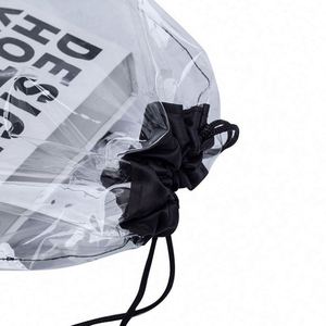 Custom Printed logo Stylish Waterproof Transparent Draw String <b>Backpack</b> Clear PVC <b>Drawstring</b> Bag <b>Backpack</b> - Product Image 5
