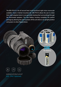 RSNV IP67防水Gen2 + FOM1800白色蛍光体P45夜間光学/観測装置 (NOD) ナイトビジョン望遠鏡単眼 - Product Image 4