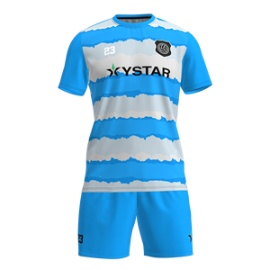 Pacchetto Uniforme Calcio Professionale: Maglia e Pantaloncini in Tessuto Traspirante Elasticizzato a Quattro Vie - Product Image 3