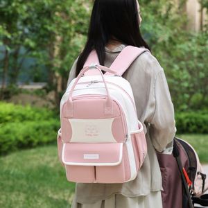 Outdoor Travel Baby Supplies Storage Bag Simple <b>Large</b> Capacity Mommy <b>Backpacks</b> - Product Image 3