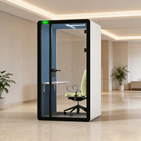 Bilik Rapat Kantor Kedap Suara, Pod Kantor, Bilik Telepon Isolasi Kebisingan, Bilik Telepon Studio Rekaman