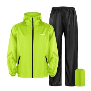 Veste imperméable réfléchissante avec logo personnalisé, veste de pluie luminescente de nuit, coupe-vent à capuche pour hommes et femmes - Product Image 3