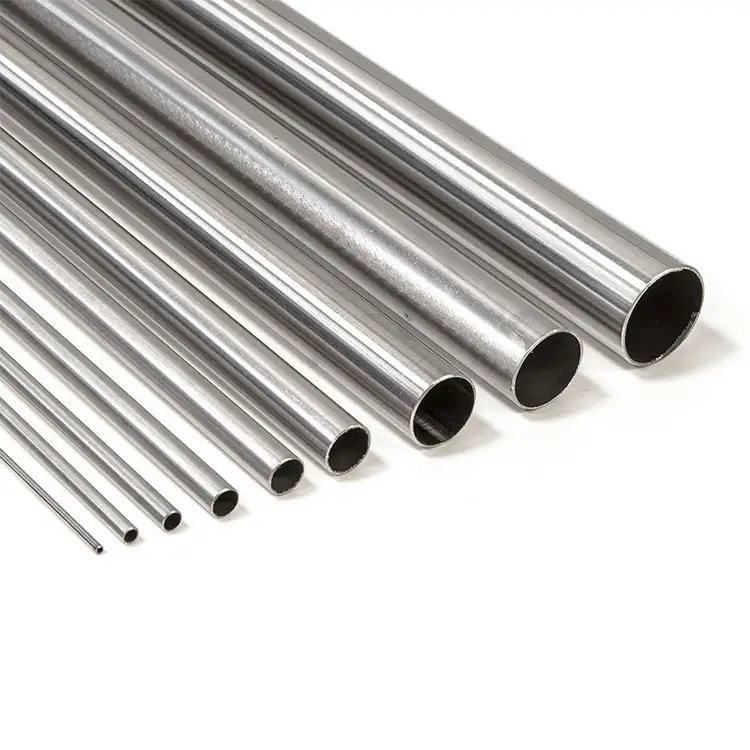 Tubes en acier inoxydable DIN Inox AISI 304 1/8 1/4 3/8 annexe 5s 10 304 S 201 316 tube en acier inoxydable 430