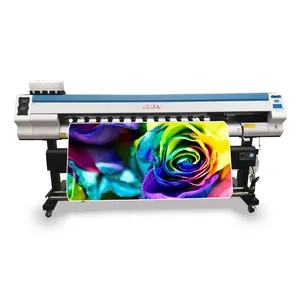 Audley S2000 barato dx6 Head xp600 eco solvente impresora de inyección de tinta portátil plotter valor Máquina de impresión con CE 1,6 m/1,8 m