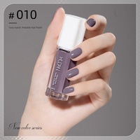 KUDAN 40 Teintes Vernis à Ongles Peelable Non Toxique à l'Eau Sans Lampe Facile à Retirer Brillant DIY Manucure à Domicile Certifié Cosmétique UE Vente en Gros