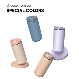 Tasse à café isolée en acier inoxydable 18/8 OEM ODM 16oz avec large ouverture et facile à nettoyer <span class=keywords><strong>pour</strong></span> voiture et bureau - Product Image 4