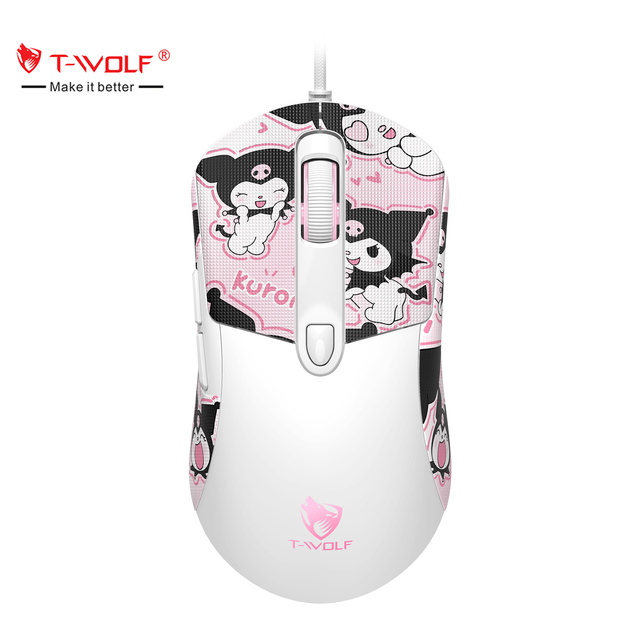 T-WOLF G550 Wired Gaming Mouse 7200DPI 6D Mouse Wired Personalized Mouse for Laptop & Desktop High Performance Product