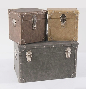 Boîte en MDF vintage faite à la main, décoration d'intérieur antique, <span class=keywords><strong>coffre</strong></span> de rangement en bois - Product Image 2