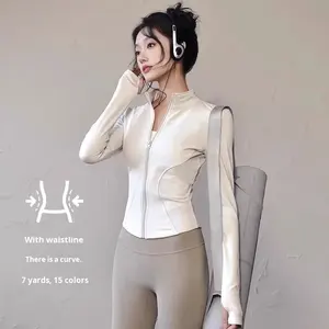 Chaqueta Super Slimming Transpirable para Mujer, para Yoga, Deportes al Aire Libre, Correr, Pilates, Fitness - Product Image 1