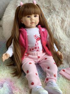 Muñeca Reborn de Silicona de 100 cm, Modelo Defa Lucy, con Peluca, para Niños de 10 Años, Kit Realista para Adultos - Product Image 2