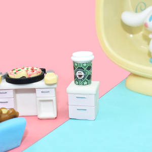 แก้วเรซิ่นลายคริสต์มาส CHENXI สำหรับกาแฟ ชานม ของตกแต่งบ้านตุ๊กตาสุดน่ารัก พร้อมจี้เรซิ่น - Product Image 6