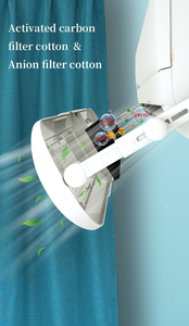 Outils muraux de <span class=keywords><strong>climatisation</strong></span> Couvercle en plastique de pare-brise <span class=keywords><strong>Déflecteur</strong></span> d'aération anti-soufflage droit - Product Image 5