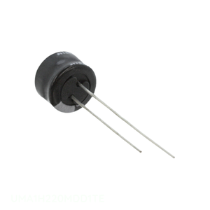 Condensateur à traversée radiale UMA1H220MDD1TE CAP ALUM 22UF 20% 50V, canal fabricant 22 uF - Product Image 1