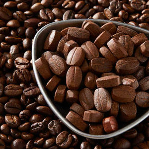 กาแฟเอสเปรสโซสำเร็จรูปลูกอมแบบแข็งสีดำรสกาแฟเฮเซลนัทกาแฟถั่วลูกอมแบบกด - Product Image 6