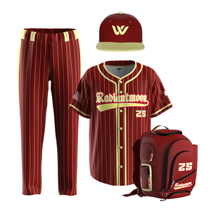 OEM all'ingrosso Baseball <span class=keywords><strong>serie</strong></span> kit personalizzato classica striscia sublimazione <span class=keywords><strong>maglia</strong></span> Baseball - Product Image 1