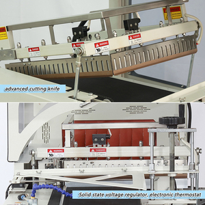 เครื่องซีลและตัดอัตโนมัติแบบ L-bar สำหรับห่อพลาสติกฟิล์ม POF/PE กล่องน้ำหอม หนังสือ เครื่องหดฟิล์มแบบอุโมงค์ความร้อน - Product Image 5
