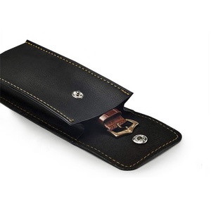<span class=keywords><strong>Noir</strong></span> Hommes De Luxe De Voyage De Stockage Bijoux Cadeau Montre Intelligente Réparation Pu <span class=keywords><strong>Pochette</strong></span> En Cuir Sac Avec Bouton - Product Image 5