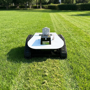 <b>Small</b> Lithium Battery Remote-controlled Four-<b>wheel</b> Drive Lawn Mower High-Power All-Terrain Grass Shredder Lithium- - Product Image 3