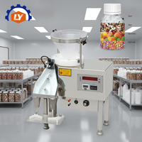 Mini máquina de conteo de escritorio en stock, pequeña encimera semiautomática de banco para embotellar dulces, conteo eficiente de gomitas de mesa