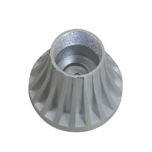 Carcaça de sistemas de armazenamento de energia de volante de gerador livre de ferro fundido personalizado para peças de fundição de alumínio