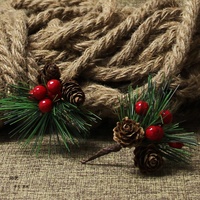 Articles de noël fleurs de noël artificielles pour décorations de table