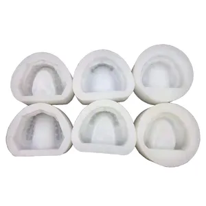 Dental Silicone Teaching Edentulous Jaw Plaster Model Mold Mould