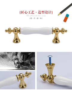 BAOCHUN ensemble d'<span class=keywords><strong>ustensiles</strong></span> de cuisine moderne contemporain en céramique, poignée de <span class=keywords><strong>porte</strong></span> en porcelaine - Product Image 5