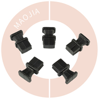 Cache-poussière en silicone pour port QSFP à fibre unique / Cache-poussière en silicone pour module émetteur-récepteur QSFP / Bouchon anti-poussière QSFP pour fibre optique