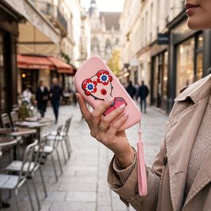 Hot Sale Portable Lightweight <b>Silicone</b> Glasses Case, <b>Waterproof</b> Dustproof, Custom Pattern DIY Minimalist Sunglasses Storage Bag - Product Image 2