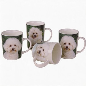 Mug à café en céramique personnalisé avec imprimé chien mignon, motif animal, porcelaine, passe au lave-vaisselle et au micro-ondes, sans BPA, idéal pour un cadeau - Product Image 5