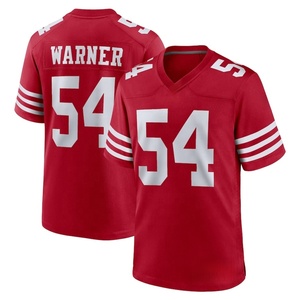 Vente en gros de maillots de football américain brodés Pittsburgh <span class=keywords><strong>San</strong></span> <span class=keywords><strong>Francisco</strong></span> 0 Gibbs 18 Williams # 90 Watts # Uniforme de football 54 Warner - Product Image 5