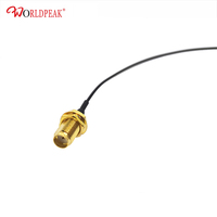 Connecteur SMA femelle étanche avec câble coaxial micro 1,37 mm pour boîtier de module IoT