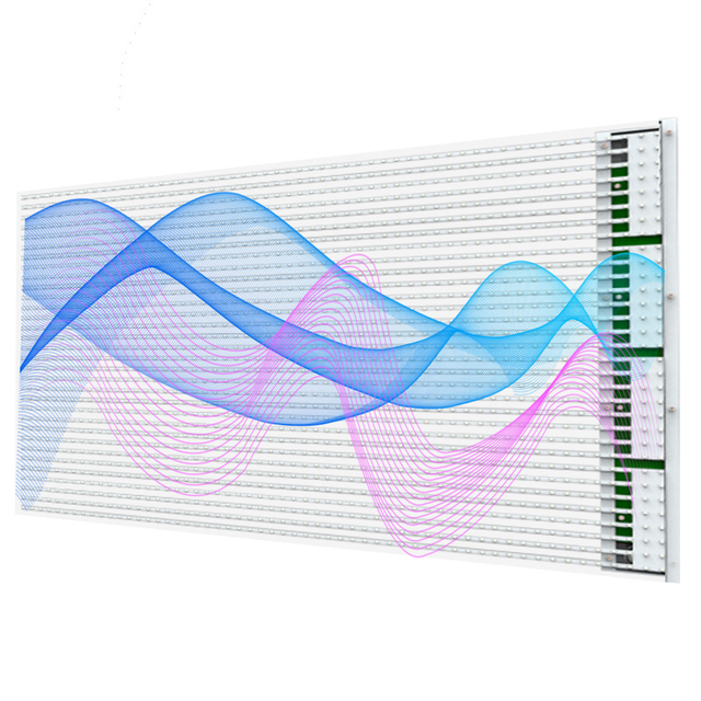 Adhesive Transparent Glass Window Flexible Adhesive Led Film Display Transparent Led Film for Glass