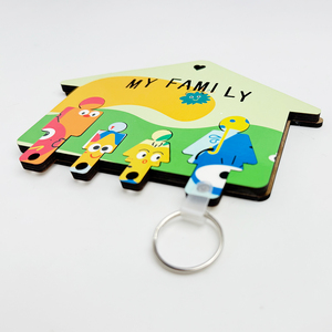 Regalos Originales, Decoración para Bicicletas, Llaveros <span class=keywords><strong>de</strong></span> MDF Sublimables a la Moda, Porta Llaves Desmontable - Product Image 4