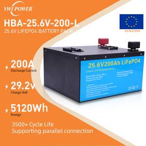 Batterie solaire LiFePO4 25,6 V 200 Ah, batterie lithium 24 V pour système de stockage d'énergie hors réseau, onduleur de secours domestique - Product Image 6