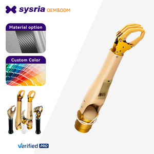 Prótesis Biónica de Brazo Izquierdo por Encima <span class=keywords><strong>del</strong></span> Codo y Mano con Gancho, Marco Mioeléctrico, Dedos Móviles con Silicona, Arduino, Durable, Heygears - Product Image 4