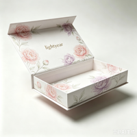 Boîtes d'emballage rigides en carton avec fermeture magnétique de luxe personnalisées, boîtes cadeaux en papier mat avec logo