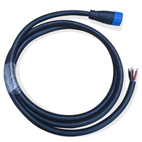 Connecteurs étanches IP67 IP68 1m 3m 5m Câble PVC Pur Tuyau Ebike Alimentation LED Éclairage M23 2+1+5 Connecteur