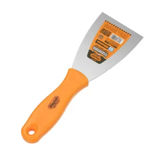 2.5 इंच प्लास्टिक हैंडल पोटीन चाकू स्टेनलेस स्टील मल्टी-फंक्शन पोटीन चाकू