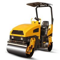 La Chine Mini 1,8 tonne LTC2018 double rouleau de route à tambour compacteur manuel