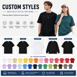 Camiseta Oversize Lisa con Logotipo Personalizado, Algodón Peinado de Alto Gramaje, Ropa para Hombre, Streetwear, Servicio de Impresión Gráfica, Proveedor Líder - Product Image 4