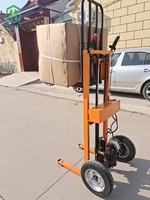 Apilador Eléctrico Hidráulico Ligero de 500 kg, Carretilla Manual