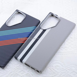Funda para Teléfono con Patrón de <span class=keywords><strong>Fibra</strong></span> de Carbono en Contraste de Color para Samsung S24 Plus, Ultrafina, con Imán Fuerte, Funda de Kevlar para Samsung - Product Image 5