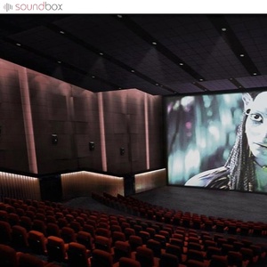 Acoustic <span class=keywords><strong>Cinema</strong></span> Wall Panel cho không gian hiệu quả Echo loại bỏ & Cách âm vật liệu cho phòng ngủ & khách sạn ứng dụng - Product Image 1