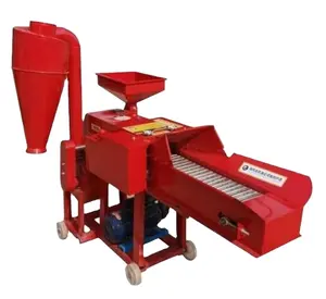 household breeding cattle sheep guillotine forage kneading machine automatic feed grass shredder grinder